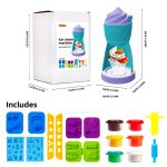 NiikaDOH Colorful Icecream Machine Play Set - Image 2