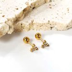 Kexta Stylish And Cute Earrings - Triangle Design - Image 2