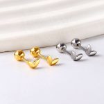 Ason Kexta Stylish And Cute Earrings PVD Design - Gift For Birthdays, Anniversaries, Or Special Celebrations