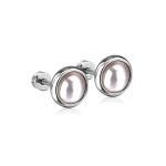 Ason Kexta Stylish And Cute White Pearl Earrings - Size 4mm - Lightweight For All-day Comfort