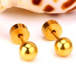 Ason Kexta Round Ball Press Piercing Stud Earrings - Size 3mm - Suitable For All Ages For Both Casual And Semi-formal Wear - Image 2