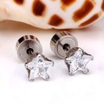 ⁦Ason Kexta Classic Style Stud Stylish Earrings Designs - Size 3mm - Suitable For All Ages For Both Casual And Semi-formal Wear⁩ - الصورة ⁦4⁩