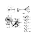 Ason Kexta Stylish And Cute Zirconia Earrings - Size 3mm - Suitable For All Ages For Both Casual And Semi-formal Wear - Image 4