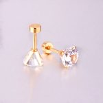 Ason Kexta Stylish And Cute Zirconia Earrings - Size 3mm - Suitable For All Ages For Both Casual And Semi-formal Wear - Image 2