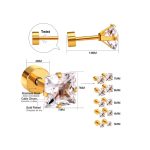 Ason Kexta Stylish And Cute Zirconia Earrings - Size 3mm - Suitable For All Ages For Both Casual And Semi-formal Wear - Image 5