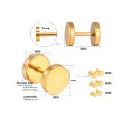 Ason Kexta Twist Back Stylish And Cute Earrings Designs - Size 3mm - Suitable For All Ages For Both Casual And Semi-formal Wear - Image 4