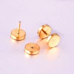 Ason Kexta Twist Back Stylish And Cute Earrings Designs - Size 3mm - Suitable For All Ages For Both Casual And Semi-formal Wear - Image 2