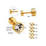 Ason Kexta Minimalist Rhinestone Earrings - Size 3mm - Suitable For Both Casual And Semi-formal Wear - Image 5