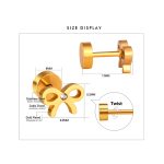 Ason Kexta Crystal Stud Stylish And Cute Screw Earrings - Suitable For Both Casual And Semi-formal Wear - Image 7