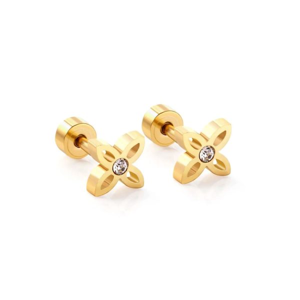 Ason Kexta Trendy Cubic Zircon Flower Earring