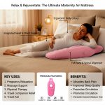 Boost Inflatable Pregnancy Pillow - Pink - Image 5