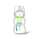 ⁦Dr. Brown's Natural Flow Anti-Colic Options+ Wide-Neck Baby Bottle - 150 ml⁩ - الصورة ⁦7⁩