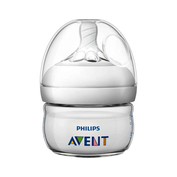 Philips Avent Natural Wide Breast Shaped Feeding Bottle - 60ml