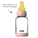 Bibs Heat Resistant Designed With Anti-Colic Function Baby Glass Bottle Complete Set - 120ml - Image 4