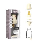 Bibs Heat Resistant Designed With Anti-Colic Function Baby Glass Bottle Complete Set - 120ml - Image 5