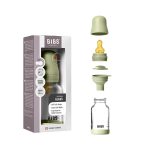 Bibs Heat Resistant Designed With Anti-Colic Function Baby Glass Bottle Complete Set - 120ml - Image 6