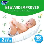 Fine Baby Double Lock Diaper Small 3-6kg (18pcs) - Image 2