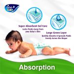 Fine Baby Double Lock Diaper Small 3-6kg (18pcs) - Image 3