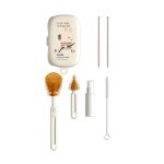 Love Nine Baby Elephant Portable Bottle Brush Set