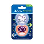 Dr. Brown's Pacifier Purple and Peach 0-6 m with Case - Image 7
