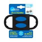 Dr. Brown's Brown s Milestones 100% Silicone Baby Bottle Handles - Black
