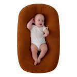 Moon Baby Lounger Portable and Adjustable Newborn Sleeper & Infant Floor Seat Cotton Fabric Suitable for 0-9 Months