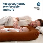 Moon Baby Lounger Portable and Adjustable Newborn Sleeper & Infant Floor Seat Cotton Fabric Suitable for 0-9 Months - Image 3