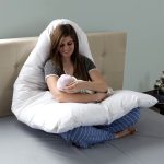 Bluestone U-Shaped Full Body Pregnancy Pillow - White - Image 2
