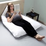 Bluestone U-Shaped Full Body Pregnancy Pillow - White - Image 5