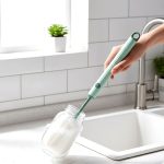 Hanso Long Handle Removable Sponge Head Baby Bottle Brush - Image 2