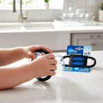 ⁦Dr. Brown's Brown s Milestones 100% Silicone Baby Bottle Handles - Black⁩ - الصورة ⁦4⁩