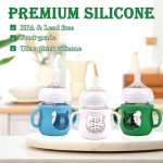 Azonee Baby Bottle Silicone Protector With Handles For Wide Neck Bottles - Image 4