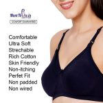 MomToBe Womans Cotton Multicolor Maternity Bra Combo - Pack of 3 - Image 5