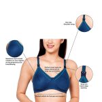 MomToBe Womans Cotton Multicolor Maternity Bra Combo - Pack of 3 - Image 3