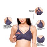 MomToBe Womans Cotton Multicolor Maternity Bra Combo - Pack of 3 - Image 4