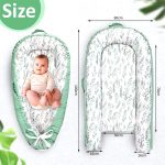 Dilimi Baby Lounger And Share A Sleeping Baby Nest - Green Leaf - Image 5