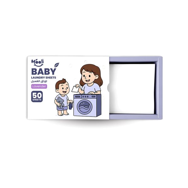 Mooli Baby Laundry Sheets - Lavender - (50 sheets)