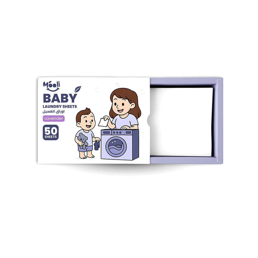 10000502371-1 Mooli Baby Laundry Sheets - Lavender - (50 sheets) - Image 1