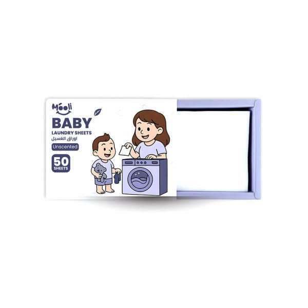 Mooli Baby Laundry Sheets - Unscented - (50 sheets)