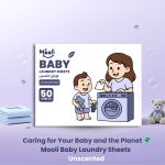 Mooli Baby Laundry Sheets - Unscented - (50 sheets) - Image 5