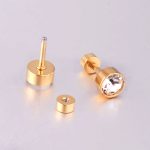 Ason Kexta Minimalist Rhinestone Earrings - Size 3mm - Suitable For Both Casual And Semi-formal Wear - Image 6