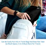 YHY Adjustable Airplane Seat Footrest - Travel Hammock Bed - Black - Image 2