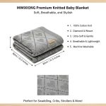 Opewod MiMiXiong Baby Blanket - Gray - Image 6