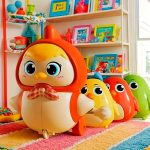 J.Pour Wind-Up Mama Chicken Toy - Red - Image 2