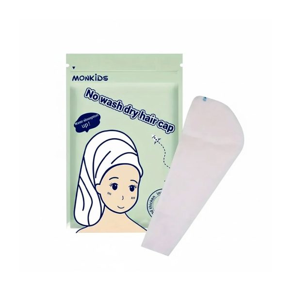 Monkids No-Rinse Dry Hair Cap (75*28cm, 1pc)