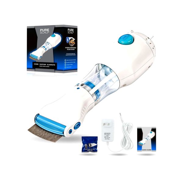 LiceTec V-Comb Scalp Electric Lice Comb Vacuum