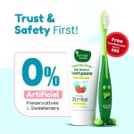 Mother Sparsh Kids Natural Toothpaste With Toothbrush - Image 2