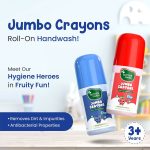 Mother Sparsh Jumbo Crayons Roll-On Handwash - 2 Packs (50ml each) - Image 2
