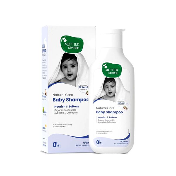 Mother Sparsh Natural Care Baby Shampoo Suitable for Newborn - 200ml