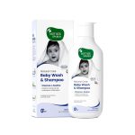 Mother Sparsh Natural Care Baby Wash and Shampoo Suitable for Newborn - 200ml